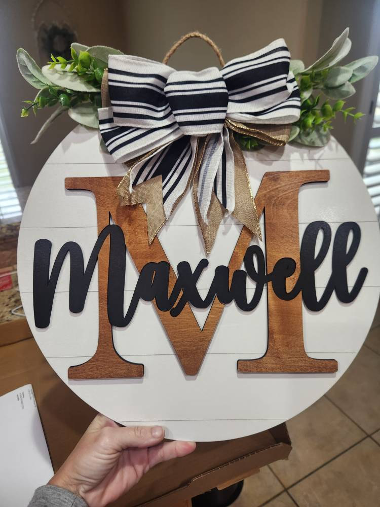 Last name front door sign|Last name door sign|Welcome sign|Last name sign|Welcome sign with last name|Family name door sign|Family wood sign