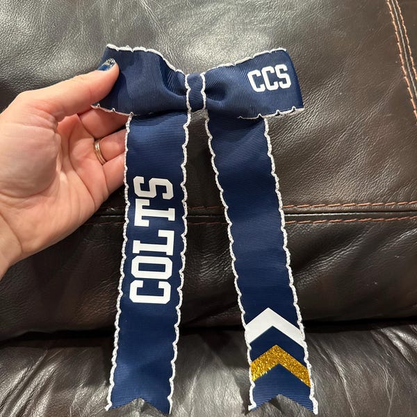 Team Spirit Ribbon, Cheer, Game Day, Retro Collegiate, High School ...