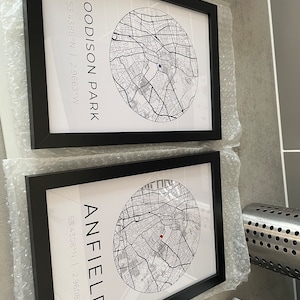 Personalised New Home Map Print & Frames House Shape Decor - Etsy UK