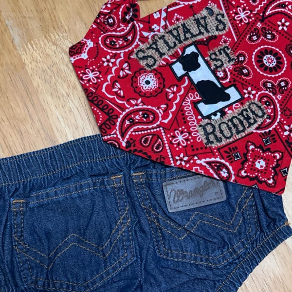 RODEO Back Number-personalized Cowboy-1st Birthday/rodeo Banner-high ...