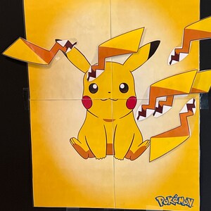 Pin the Tail on Pikachu PDF / Party Game / Digital File / - Etsy