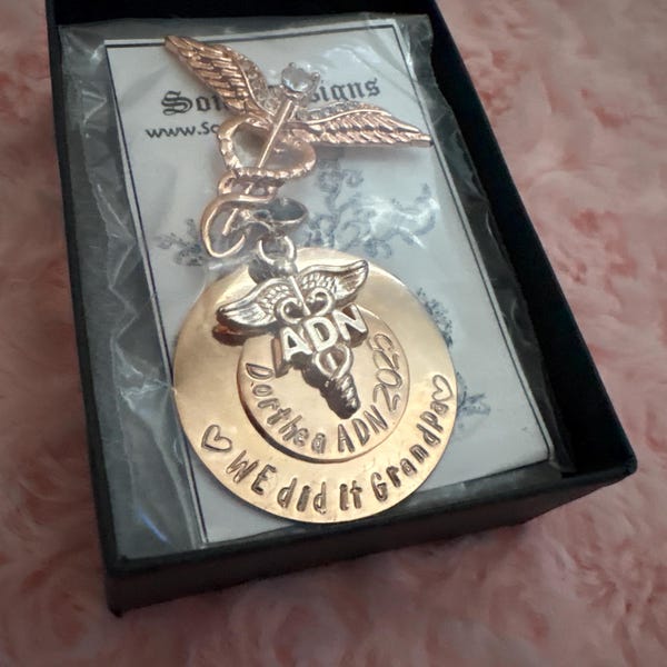 Personalized Rose Gold BSN Pin – Nurse Graduation Gift - Etsy