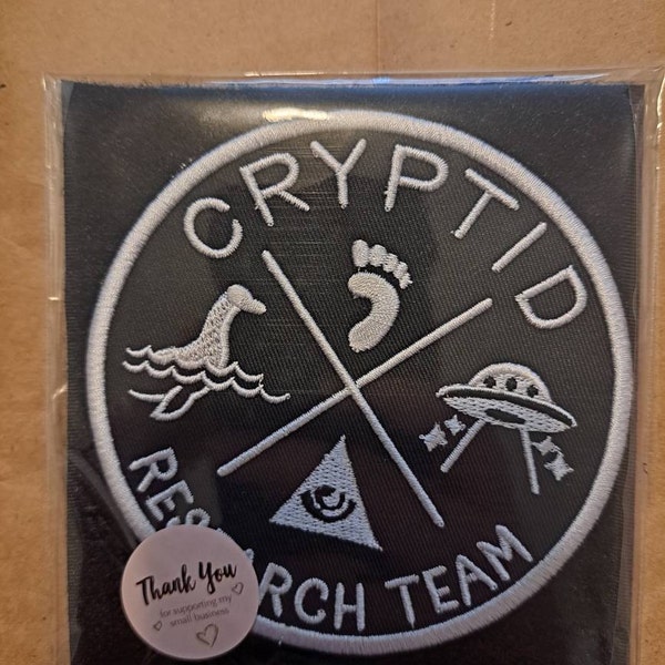 Sasquatch, Nessie, Mothman, Oh My! Cryptid Research Team Patch - Etsy