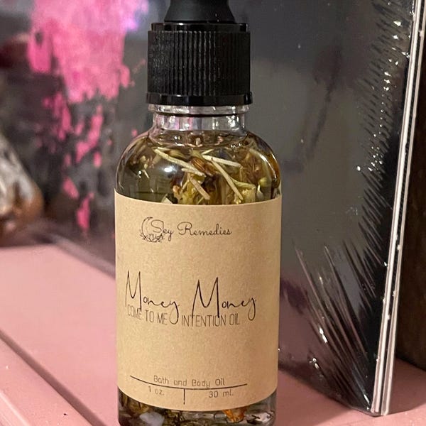 New Moon Oil, Intention Oil, Ritual Oil, Anointing Oil, Manifestation ...