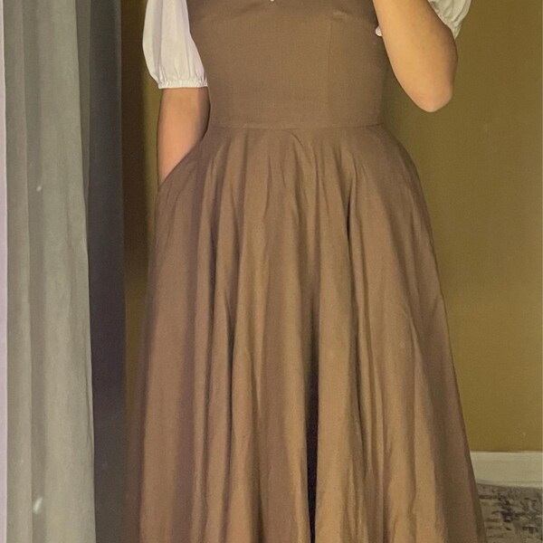 MTO - Catalina Dress Ballerina Pink Cotton main image 1