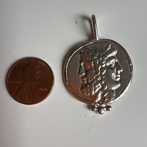 ヤヌス神インタリオローマコインペンダントシルバー | 925K