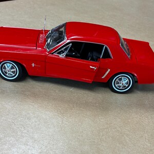 フォード マスタング 1/2 1964、ヴィンテージ モデルカー、ダイ