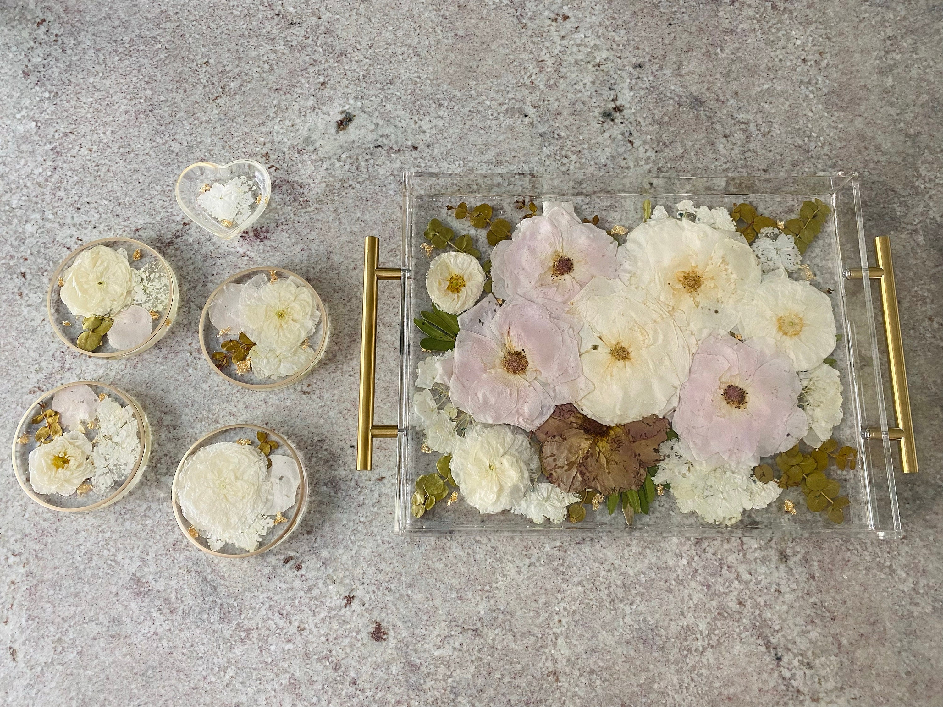 Preserved flowers from Alexis's etsy review