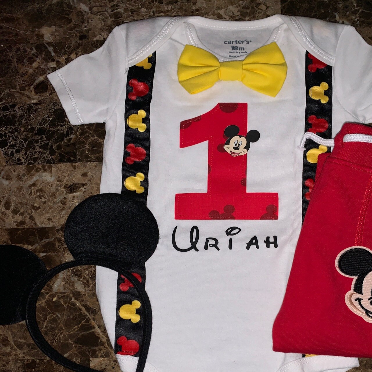Vetements Et Accessoires Pour Bebe Bebe Garcon Mickey Mouse Sur Le Theme De Gateau D Anniversaire Smash Tenues Photography Prop Ange Vetements Pour Fille De 0 A 24 Mois