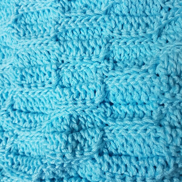 Crochet Leaf Pattern Cardigan