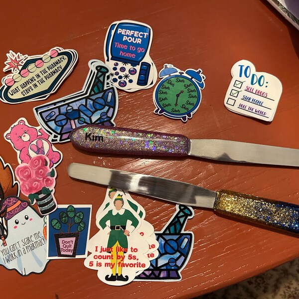 Snarky Pharmacy Technician Sticker Pack! 8 Cpht Sticker Favorites ...