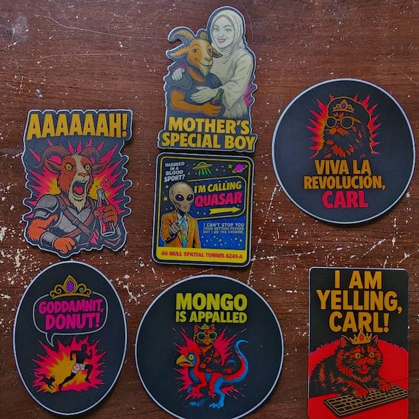 Dungeon Crawler Carl Sticker Pack – Waterproof Vinyl Fan Art - Etsy