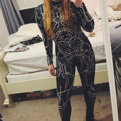 Circuit Current Male Costume