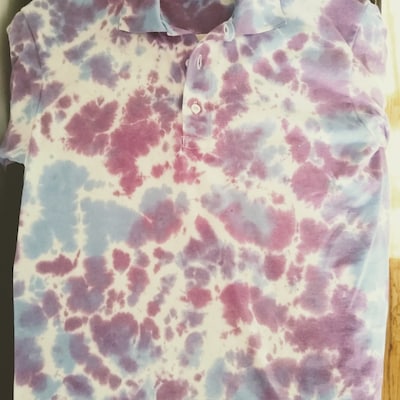 crumple tie dye shirt