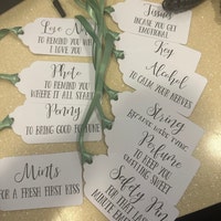 Bride &amp; Groom Wedding Gift Tags Perfect for the Wedding Morning Gift ...