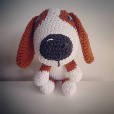 Crochet Beagle Dog Pattern Amigurumi Dog Pattern Basset - Etsy