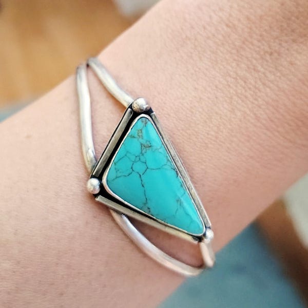 Golden Hills Turquoise Inlay Cuff main image 1
