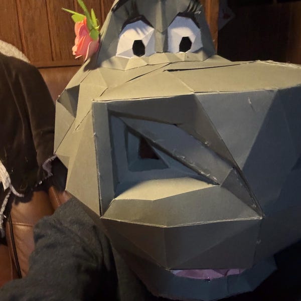 Lion Mask Template – EVA Foam & Cardboard, DIY Cosplay, Customizable ...
