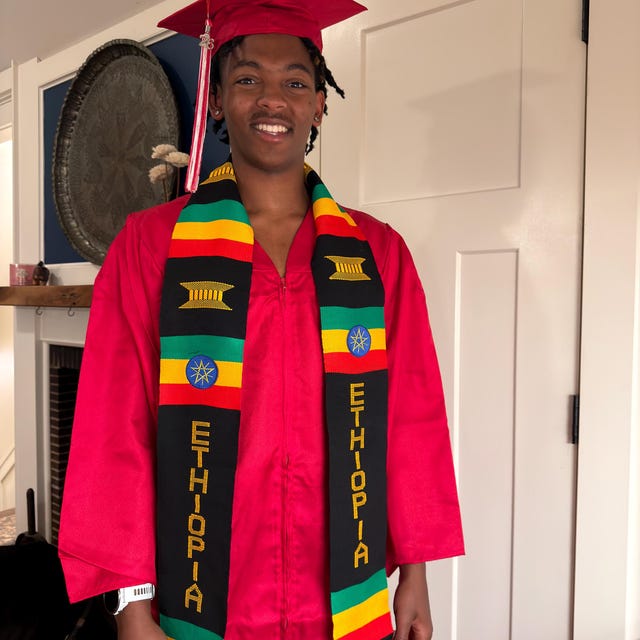 Handmade Ethiopia Graduation Stole, Woven African Sash (4.5x72) - Etsy  Israel