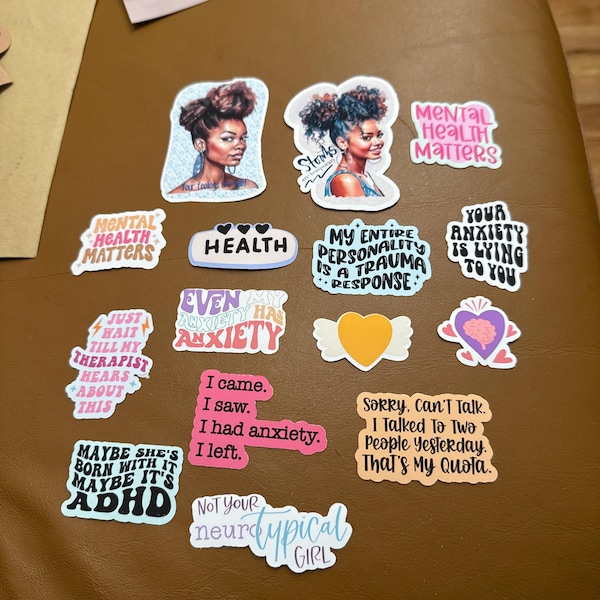Inspo Sticker Pack - Black Girl Planner Stickers - Black Woman Handmade ...