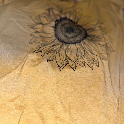 Sunflower Sunflower Shirt Floral Tee Shirt Flower - Etsy