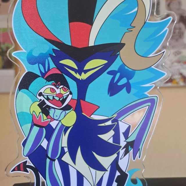 Helluva Boss Ozzie and Fizz Acrylic Standee - Fanart - Etsy