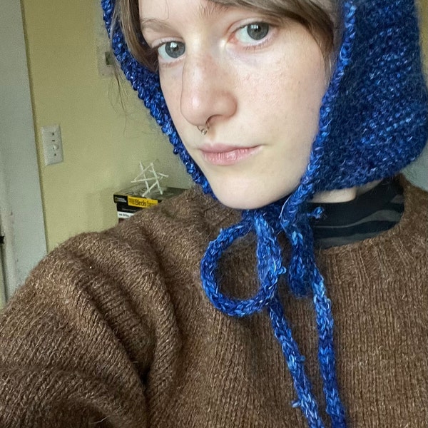 Basic Bonnet Knitting Pattern - Etsy