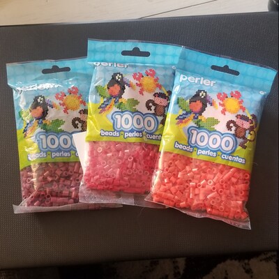 Perler Beads 1,000 Count – Glow In The Dark Pink Beads For Kids Crafts & Fuse Bead Projects 4 thumbnail image