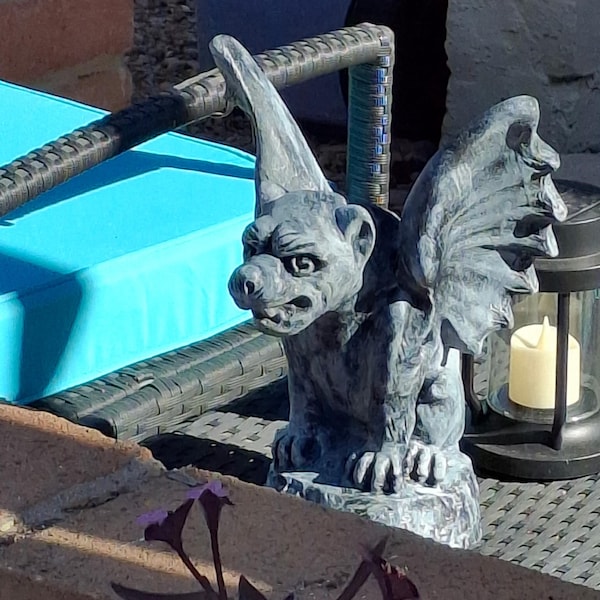Gargoyle Statue Garden Decor Gothic Indoor Home Furnishing Florentine ...