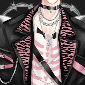 Vtuber Male model live2d (Ready to use, Premade)