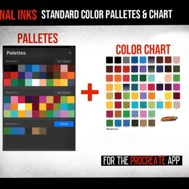 Eternal Ink Color Chart