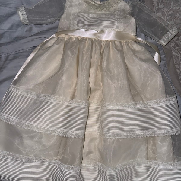 Smocked classic satin dress - HANDMADE IN USA 6-8WK TURNAROUND