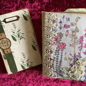 Folio, Purple, Lavender, Loaded Envelope, Shabby Chic, Junk Journal ...