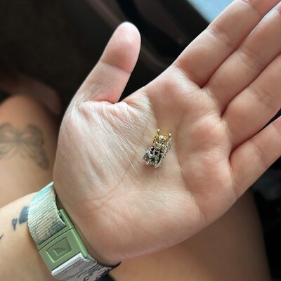 thumbnail image 2 of Little Boy Grandson Dangle Charm For European Style Bracelet - Pewter - US Seller 2 of 6