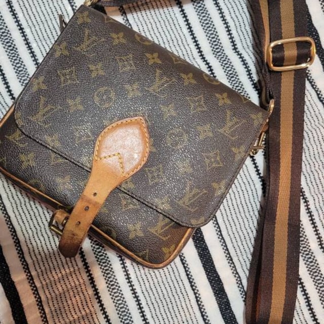 Vintage Louis Vuitton Cartouchiere Monogram Canvas Crossbody Handbag A -  beyond exchange