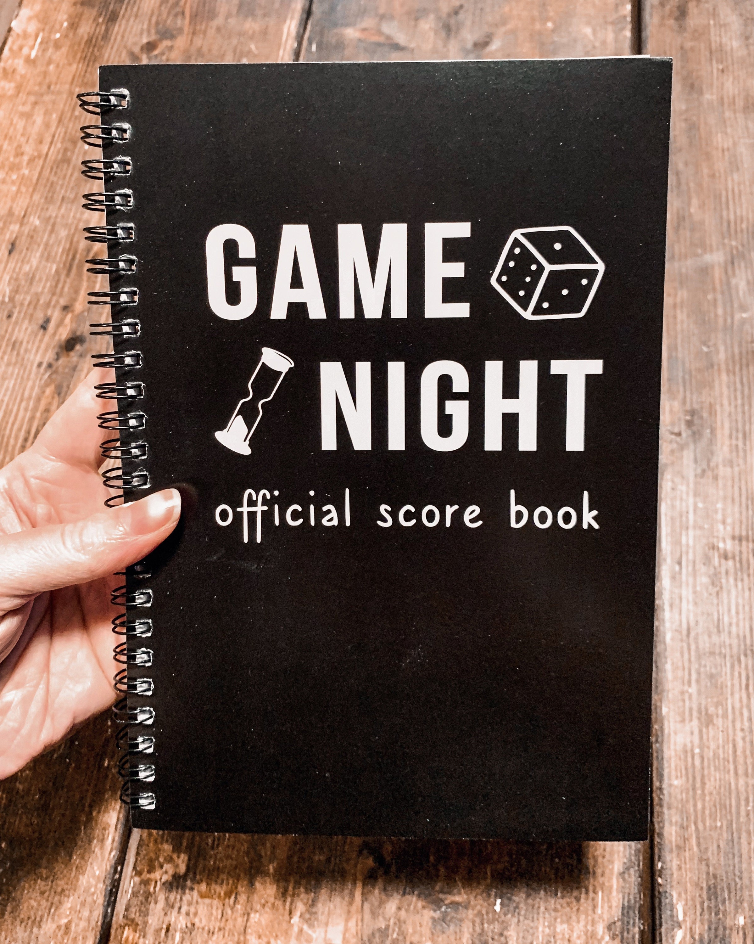 Game Night Score Keeping Notebook, Board Game Lover Gift, Board Game Record Keeping, Gift For Board Game Lover, Cool Housewarming Gift, Game