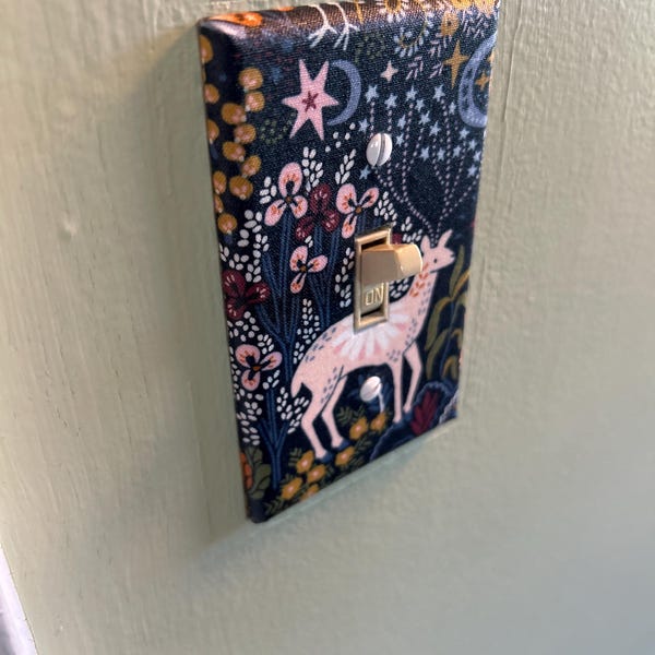 French Country Drawer Knobs Beige Floral Fabric Dresser Knobs