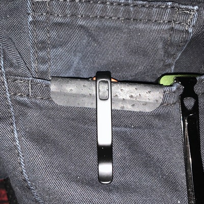 Handmade Leather Pocket Clip Guard for Pants - Etsy