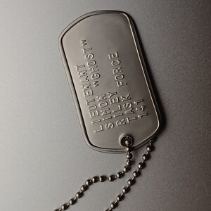 Simon 'Ghost' Riley US military dog tag set