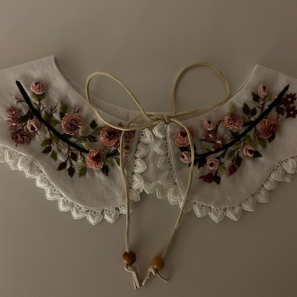 Vintage Pink Embroidered Zircon Bead Tote Bag