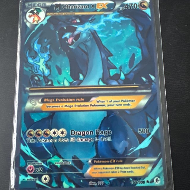 M リザードン X Ex ポケモンカード - Etsy 日本