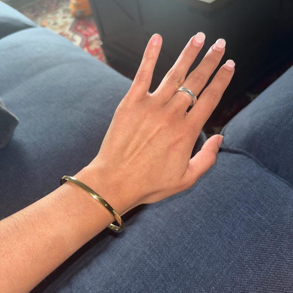 Water Resistant Hinged Bracelet (2 colors)