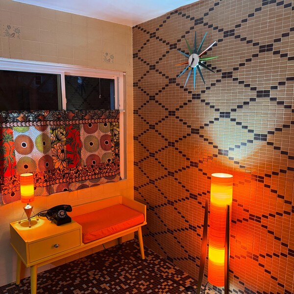 British Made 24 Inch Mid Century Style Starburst Clock by Royale 12 ...