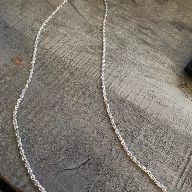 Unisex 925 Sterling Silver Filled Necklace - 1mm Thin Chain In 16 To 24 Inch Lengths 11 thumbnail image