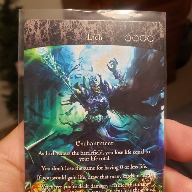lich mtg card Magic the Gathering - Commander Anthology