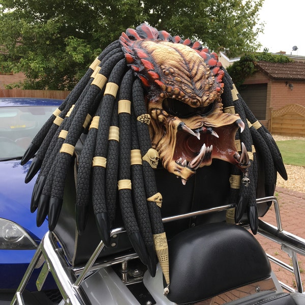 Predator Motorcycle Helmet. Unique Exclusive Custom Made. DOT&ECE ...