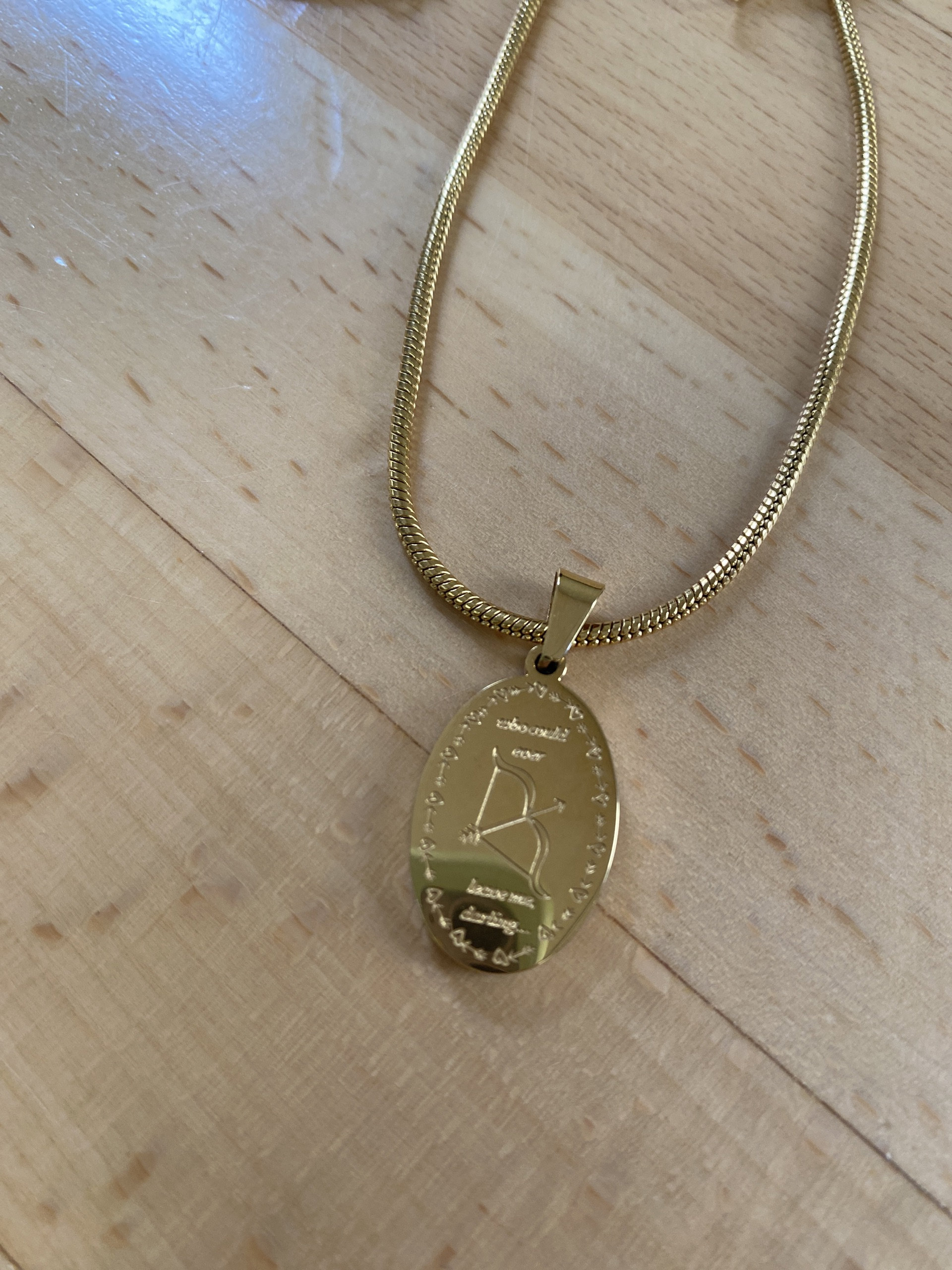 archer necklace double sided | waterproof & won’t tarnish