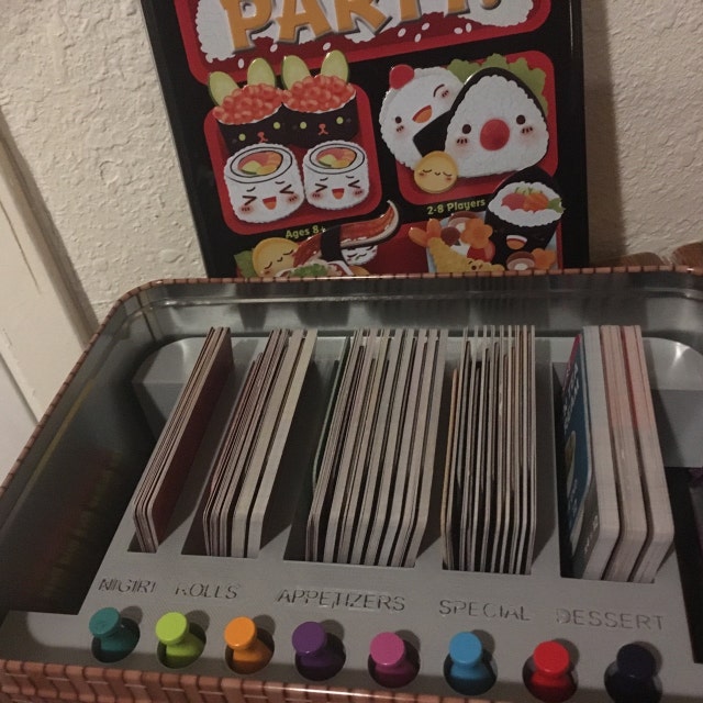 Sushi Go Party Game Organizer Insert ALL Versions, Sleeved or Unsleeved  Cards Fits All Promo Cards 