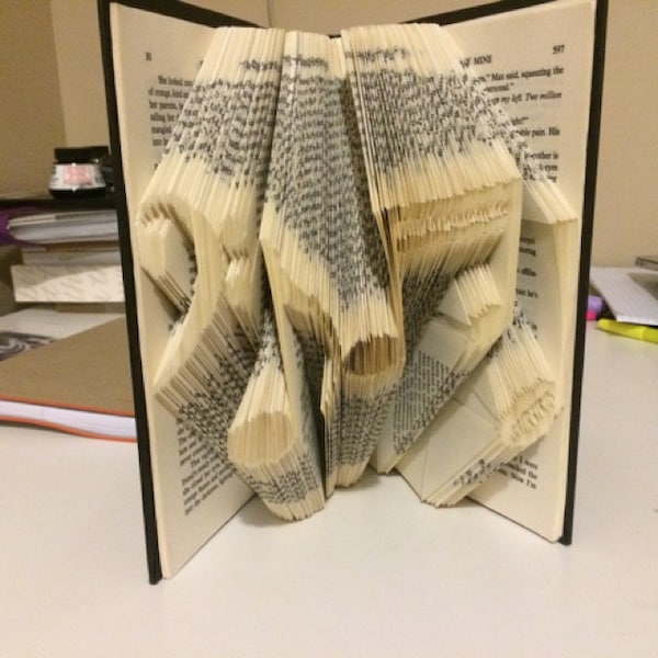 Book Folding Pattern for Musical Notes +FREE TUTORIAL - Etsy