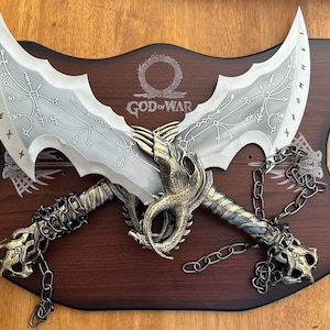 God of War Blades of Chaos Sword Twin Blades GOW Kratos Metal Cosplay  Weapon Prop -  Denmark